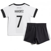Nemecko Kai Havertz #7 Domáci Detský futbalový dres MS 2022 Krátky Rukáv (+ trenírky)